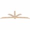 Ekena Millwork Davenport Smooth Timber Gable Bracket, Douglas Fir, 108"W x 40"H x 1 1/2"D x 5 1/2"F, 9/12 Pitch GBW108X40X0206DAV00SDF - alternate 4